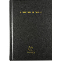 EXACOMPTA Agenda Perpétuel Caisse 210 x 148 mm, noir