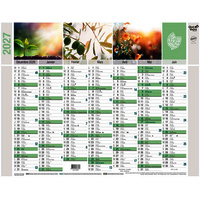 QUO VADIS Calendrier mural 'Equology', 550 x 405 mm, 2027