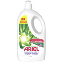 ARIEL Lessive liquide Universal+, 3,6 litres, 80 lavages