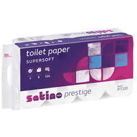 satino by wepa Papier toilette Prestige, 3 couches, blanc