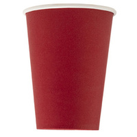 PROnappe Gobelet en carton, 0,2 l, rouge