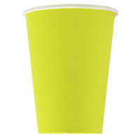 PROnappe Gobelet en carton, 0,2 l, vert kiwi