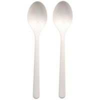PAPSTAR Cuillère réutilisable, longueur: 185 mm, blanc