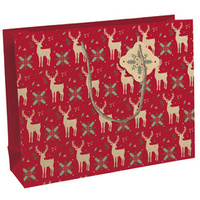 Clairefontaine Sac cadeau de Noël 'Lovely Home Red',shopping