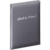 PAGNA Livre d'or 'Guests & Friends', anthracite, 144 pages