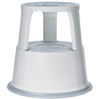 WEDO Tabouret marchepied, en métal, RAL 7012, gris