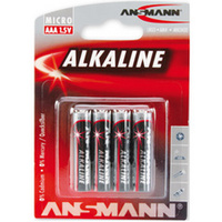 ANSMANN Pile alcaline 'RED', Micro AAA, blister de 4