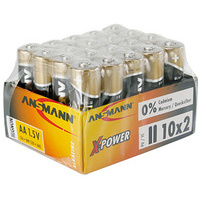 ANSMANN Pile alcaline 'X-Power', Mignon AA, présentoir de 20