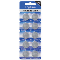 LogiLink Pile bouton lithium 'Ultra Power', CR2025,