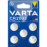 VARTA Pile bouton au lithium 'Electronics' CR2032, pack de 5