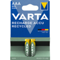 VARTA Pile NiMH 'RECHARGE ACCU Recycled', Micro AAA, 800 mAh