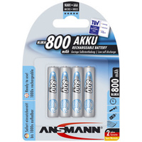 ANSMANN Pile rechargeable NiMH maxE, Micro (AAA), 800 mAh