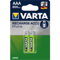 VARTA Pile pour téléphones 'RECHARGE ACCU PHONE', Micro AAA