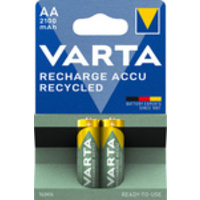 VARTA Pile NiMH 'RECHARGE ACCU Recycled', Micro AA, 2100 mAh
