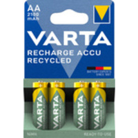 VARTA Pile NiMH 'RECHARGE ACCU Recycled', Micro AA, 2100 mAh