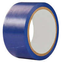 rillprint Bande de marquage au sol, 50 mm x 33 m, bleu