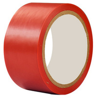 rillprint Bande de marquage au sol, 50 mm x 33 m, rouge