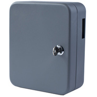 pavo Armoire à clés pour 30 clés, gris foncé