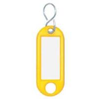 WEDO Porte-clés avec crochet en S, petit paquet, jaune