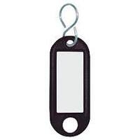 WEDO Porte-clés avec crochet en S, petit paquet, noir