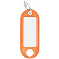 WEDO Porte-clés avec anneau, diamètre: 18 mm, orange