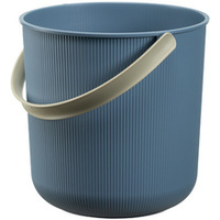 NHG Seau de rangement AKITA, 10 litres, bleu / beige clair