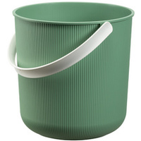 NHG Seau de rangement AKITA, 10 litres, vert/blanc