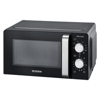 SEVERIN Micro-ondes MW 7781, fonction grill, noir/argent