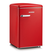 SEVERIN Réfrigérateur sous plan rétro, RKS 8830, rouge