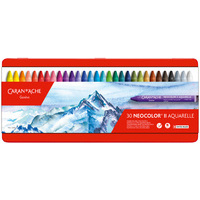 CARAN D'ACHE Pastel à la cire aquarellable NEOCOLOR II, étui