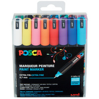 POSCA Marqueur à pigment PC-1MR, pochette de 16, assorti