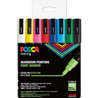 POSCA Marqueur à pigment PC-3M, étui de 16