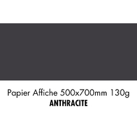 folia Papier de couleur, (L)500 x (H)700 mm, anthracite