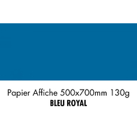 folia Papier de couleur, (L)500 x (H)700 mm, bleu royal