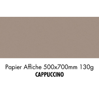 folia Papier de couleur, (L)500 x (H)700 mm, cappucino
