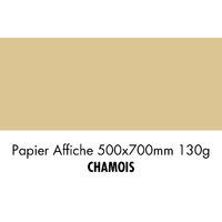 folia Papier de couleur, (L)500 x (H)700 mm, chamois