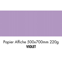 folia Carton de couleur, (L)500 x (H)700 mm, violet