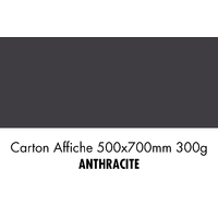 folia Carton de bricolage, (L)500 x (H)700 mm, anthracite