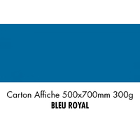folia Carton de bricolage, (L)500 x (H)700 mm, bleu royal