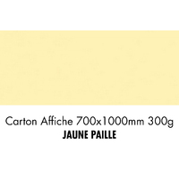folia Carton de bricolage, (L)1.000 x (H)700 mm, jaune