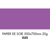 folia Papier de soie, (L)500 x (H)700mm, 20 g/m2, lilas