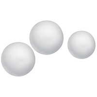 KNORR prandell Set de boules en polystyrène, blanc