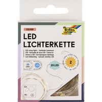 folia Guirlande lumineuse LED, fonctionne à pile, 20 LED