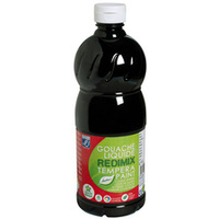 LEFRANC BOURGEOIS Gouache liquide 1.000 ml, noir