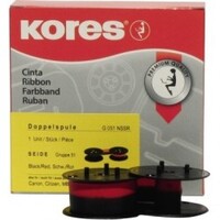 ENCREUR Nø35 SOIE NOIR/ROUGE GR 51 13MM X 6M