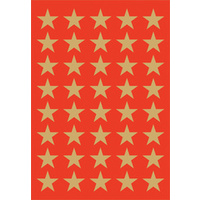 HERMA Autocollants de Noel DECOR 'étoiles', 13 mm, argent