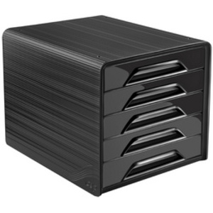 MODULE SMOOVE CLASSIC 5 TIROIRS NOIR/NOIR