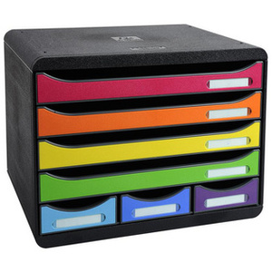 MODULE STORE-BOX MAXI 7 TIROIRNOIR/ARLEQUIN