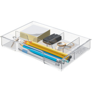 ORGANISEUR DE TIROIR 4 COMP.  247X167X35MM TRANSPARENT