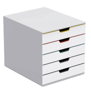 MODULE VARICOLOR 5 TIROIRS    BLANC/ASS